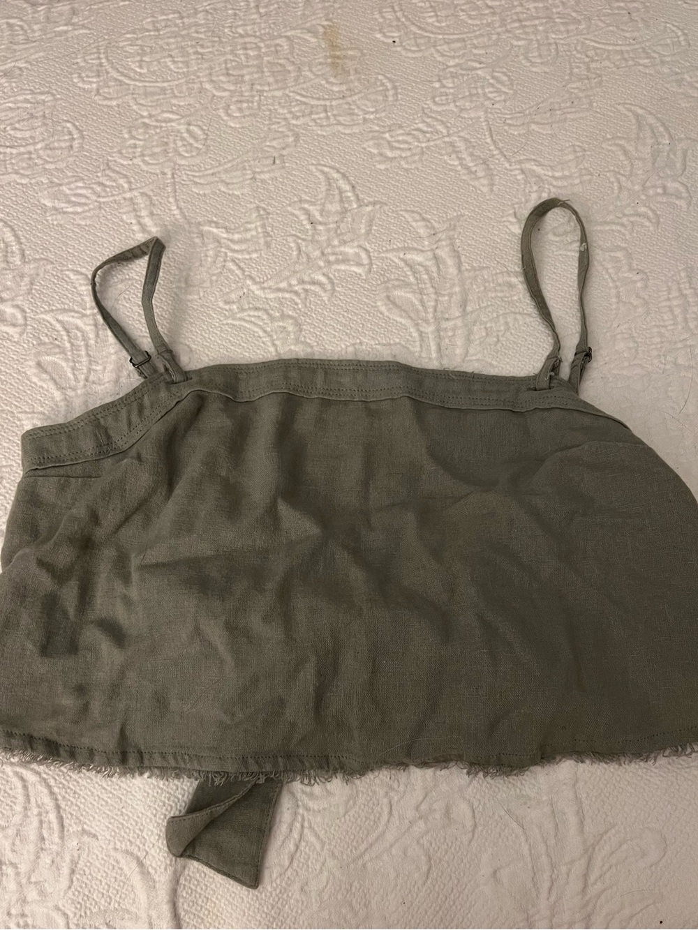 Abercrombie Olive Tank Top